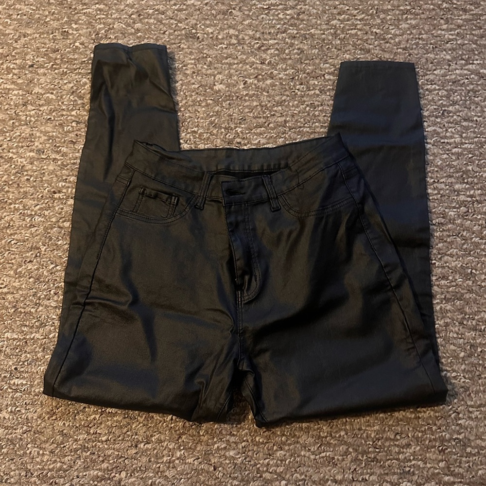 Faux Leather High waist Pants